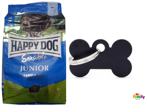 Happy Dog Hunde Trockenfutter Sensible Puppy Lamm Reis 10 Kg