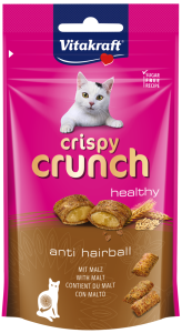 8 x 60g VITAKRAFT Crispy Crunchy Malz Hairball Katzensnacks 