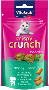 8 x 60g VITAKRAFT CRISPY CRUNCHY dental Katzensnack 480g