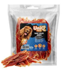 500g UNIQ PETS  Weiche Entenbrust für Hunde (natürlicher Hundesnack)
