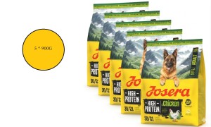 Josera High Protein Chicken 5x900g Hundefutter High Energy aktiv Hund