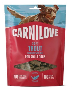 CARNILOVE Hundesnack Soft Trout 200 g Forelle