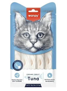 WANPY für Katzen „Creamy Treat TUNA“ 70 g Thunfisch