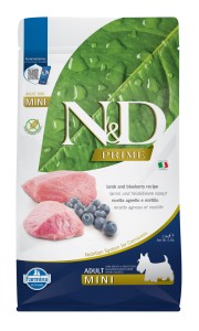 Farmina N&D; Dog PRIME Lamm & Heidelbeere für ausgewachsene Hunde, Mini, 2,5 kg