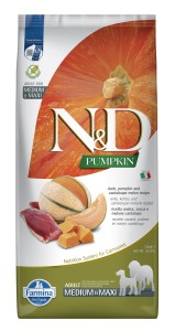 Farmina N&D; Dog PUMPKIN Duck & Cantaloupe Adult Medium & Maxi 12 kg
