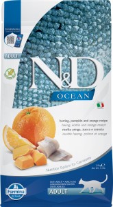 Farmina N&D; Cat OCEAN Herring Pumpkin & Orange Adult 1,5 kg