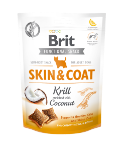 Brit Care DOG FUNCTIONAL SNACK SKIN&COAT KRILL 150 g
