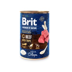 BRIT PREMIUM BY NATURE Rind & Kutteln, 400 g Dose