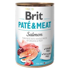 BRIT PATE & MEAT SALMON 400 g Dose