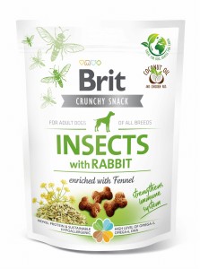 Brit Care Hundeleckerlis Insekten & Kaninchen 200g – Getreidefreie Snacks
