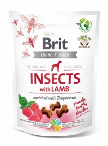 Brit Care Hundeleckerlis Insekten & Lamm 200g – Getreidefreie Knuspersnacks