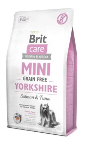 Brit Care Mini Yorkshire Grain-Free Trockenfutter Lachs & Thunfisch Hunde 2kg