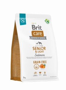 Brit Care Grain-Free Senior Salmon & Potato 3kg - Trockenfutter für Hund