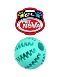 Hundespielzeug Kauspielzeug DENTBASEBALL-MI Superdental BASEBALL Minze Aroma 7cm aquamarin
