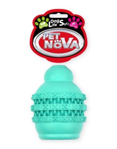 Hundespielzeug Kauspielzeug JUMPER-MI Ball JUMPER DENTAL Minze Aroma 9cm aquamarin