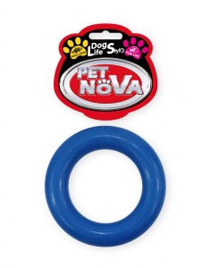 Hundespielzeug Kauspielzeug RING9-BL Ringo Vanille Aroma 9cm blau