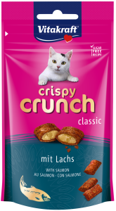60g  VITAKRAFT Crispy Crunch mit Lachs Katzensnacks