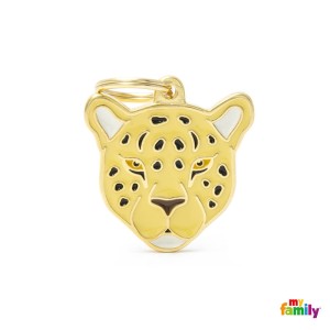Hundemarke My Family Wild WILDTIERE Adressanhänger mit Gravur Leopard