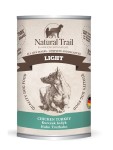 800g Natural Trail LIGHT Super Premium Nassfutter für Hunde Hundefutter Dose