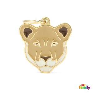 Hundemarke My Family Wild WILDTIERE Adressanhänger mit Gravur Löwin